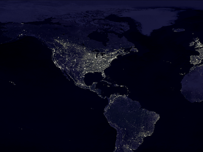 Contaminaci�n lum�nica. NASA
